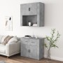 Concrete gray plywood tall sideboard by , Sideboards - Ref: Foro24-3185371, Price: 165,99 €, Discount: %