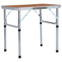 Aluminum folding camping table 60x45 cm by , camping furniture - Ref: Foro24-48179, Price: 33,64 €, Discount: %