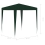 Green professional party tent 2x2 m by , Tents and gazebos - Ref: Foro24-48511, Price: 54,60 €, Discount: %