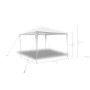 Carpa cenador de jardín techo de pirámide 3x3 m de , Carpas y cenadores - Ref: Foro24-90332, Precio: 63,55 €, Descuento: %