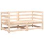 Corner sofas with cushions 2 pcs solid pine wood by , Modular outdoor sofas - Ref: Foro24-838069, Price: 167,75 €, Discount: %