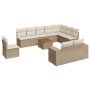 11-teiliges Gartensofa-Set mit beigen synthetischen Rattankissen von , Gartensets - Ref: Foro24-3225498, Preis: 830,64 €, Rab...