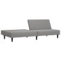 Sofá cama de 2 plazas terciopelo gris claro de , Sofás - Ref: Foro24-375926, Precio: 214,32 €, Descuento: %