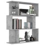 Betongraues Sperrholzregal 80x24x96cm von vidaXL, Bücherregale und Regale - Ref: Foro24-800085, Preis: 54,99 €, Rabatt: %