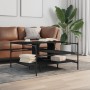 Black engineered wood coffee table 100x100x48.5 cm by , Coffee table - Ref: Foro24-842311, Price: 88,50 €, Discount: %