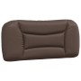 Cabecero de cama acolchado cuero sintético marrón 80 cm de , Cabeceros y pies de cama - Ref: Foro24-374534, Precio: 53,39 €, ...