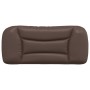 Cabecero de cama acolchado cuero sintético marrón 80 cm de , Cabeceros y pies de cama - Ref: Foro24-374534, Precio: 53,39 €, ...