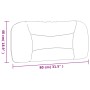 Cabecero de cama acolchado cuero sintético marrón 80 cm de , Cabeceros y pies de cama - Ref: Foro24-374534, Precio: 53,39 €, ...