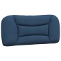 Cabecero de cama acolchado tela azul 90 cm de , Cabeceros y pies de cama - Ref: Foro24-374543, Precio: 63,96 €, Descuento: %