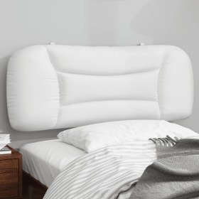 Cabecero de cama acolchado cuero sintético blanco 100 cm de , Cabeceros y pies de cama - Ref: Foro24-374557, Precio: 54,99 €,...