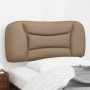 Cappuccino synthetic leather padded bed headboard 80 cm by , Headboards and footboards - Ref: Foro24-374536, Price: 53,42 €, ...