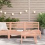 Garden sofas without armrests 2 pcs solid wood Douglas by , Modular outdoor sofas - Ref: Foro24-838003, Price: 73,75 €, Disco...