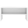 Mueble de TV madera contrachapada blanco brillante 80x40x40 cm de vidaXL, Muebles TV - Ref: Foro24-800060, Precio: 52,36 €, D...