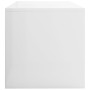 Mueble de TV madera contrachapada blanco brillante 80x40x40 cm de vidaXL, Muebles TV - Ref: Foro24-800060, Precio: 52,36 €, D...