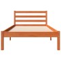 Estructura de cama madera maciza de pino marrón cera 90x190 cm de , Camas y somieres - Ref: Foro24-844138, Precio: 69,54 €, D...