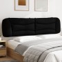 Cabecero de cama acolchado tela negro 200 cm de , Cabeceros y pies de cama - Ref: Foro24-374618, Precio: 83,96 €, Descuento: %