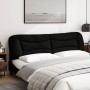 Padded black fabric headboard 200 cm by , Headboards and footboards - Ref: Foro24-374618, Price: 84,99 €, Discount: %