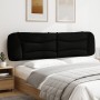 Cabecero de cama acolchado tela negro 200 cm de , Cabeceros y pies de cama - Ref: Foro24-374618, Precio: 83,96 €, Descuento: %