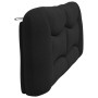 Padded black fabric headboard 200 cm by , Headboards and footboards - Ref: Foro24-374618, Price: 84,99 €, Discount: %