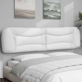 White synthetic leather padded bed headboard 200 cm by , Headboards and footboards - Ref: Foro24-374624, Price: 91,99 €, Disc...