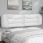 Cabecero de cama acolchado cuero sintético blanco 200 cm de , Cabeceros y pies de cama - Ref: Foro24-374624, Precio: 91,65 €,...