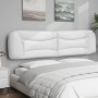 Cabecero de cama acolchado cuero sintético blanco 200 cm de , Cabeceros y pies de cama - Ref: Foro24-374624, Precio: 91,65 €,...