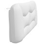 Cabecero de cama acolchado cuero sintético blanco 200 cm de , Cabeceros y pies de cama - Ref: Foro24-374624, Precio: 91,65 €,...