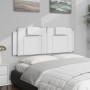 Cabecero de cama acolchado cuero sintético blanco 120 cm de , Cabeceros y pies de cama - Ref: Foro24-374782, Precio: 48,39 €,...