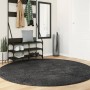 Modern long hair shaggy rug PAMPLONA anthracite Ø 200 cm by , Rugs - Ref: Foro24-375203, Price: 77,23 €, Discount: %