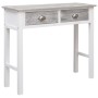 Gray wooden console table 90x30x77 cm by vidaXL, Side tables - Ref: Foro24-284143, Price: 133,00 €, Discount: %