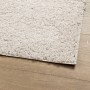 Alfombra peluda de pelo largo moderna PAMPLONA crema 80x150 cm de , Alfombras - Ref: Foro24-375229, Precio: 31,41 €, Descuent...