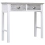 Gray wooden console table 90x30x77 cm by vidaXL, Side tables - Ref: Foro24-284143, Price: 133,00 €, Discount: %