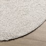 PAMPLONA modern long pile shaggy rug cream Ø 80 cm by , Rugs - Ref: Foro24-375243, Price: 25,99 €, Discount: %