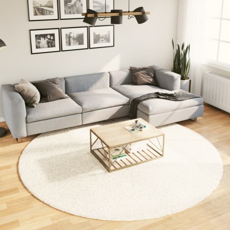 PAMPLONA modern long pile shaggy rug cream Ø 240 cm by , Rugs - Ref: Foro24-375248, Price: 113,57 €, Discount: %