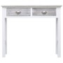 Gray wooden console table 90x30x77 cm by vidaXL, Side tables - Ref: Foro24-284143, Price: 133,00 €, Discount: %