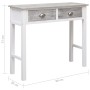 Gray wooden console table 90x30x77 cm by vidaXL, Side tables - Ref: Foro24-284143, Price: 133,00 €, Discount: %