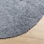 Modern long pile shaggy rug PAMPLONA blue Ø 80 cm by , Rugs - Ref: Foro24-375331, Price: 24,54 €, Discount: %