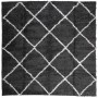 Alfombra de pelo largo moderna PAMPLONA negro y crema 200x200cm de , Alfombras - Ref: Foro24-375414, Precio: 77,23 €, Descuen...