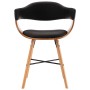 Dining chairs 2 units synthetic leather and curved black wood by vidaXL, dining chairs - Ref: Foro24-283137, Price: 205,10 €,...