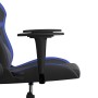 Black and blue synthetic leather massage gaming chair by , Gaming chairs - Ref: Foro24-345423, Price: 124,12 €, Discount: %