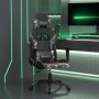 Silla gaming de masaje cuero sintético negro y camuflaje de , Sillones para videojuegos - Ref: Foro24-345456, Precio: 127,50 ...