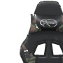 Silla gaming de masaje cuero sintético negro y camuflaje de , Sillones para videojuegos - Ref: Foro24-345456, Precio: 127,50 ...