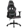 Silla gaming de masaje cuero sintético negro y gris de , Sillones para videojuegos - Ref: Foro24-345449, Precio: 126,36 €, De...