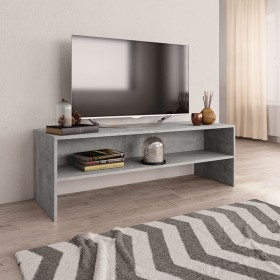 Mueble de TV madera contrachapada gris hormigón 120x40x40 cm de vidaXL, Muebles TV - Ref: Foro24-800040, Precio: 57,37 €, Des...