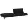 2-Sitzer-Schlafsofa aus schwarzem Samt von , Sofas - Ref: Foro24-375880, Preis: 250,71 €, Rabatt: %