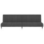 Dunkelgraues 2-Sitzer-Schlafsofa aus Samt von , Sofas - Ref: Foro24-375875, Preis: 231,64 €, Rabatt: %