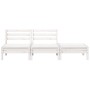 3-seater garden sofa in solid white pine wood by , Modular outdoor sofas - Ref: Foro24-838034, Price: 104,36 €, Discount: %