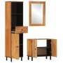 3-teiliges Badezimmerschrank-Set aus massivem Akazienholz von , Badezimmermöbel - Ref: Foro24-3206298, Preis: 349,96 €, Rabat...