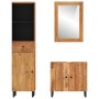 Conjunto de armarios de baño 3 piezas madera maciza de acacia de , Muebles de baño - Ref: Foro24-3206298, Precio: 349,96 €, D...