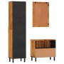 Conjunto de armarios de baño 3 piezas madera maciza de acacia de , Muebles de baño - Ref: Foro24-3206298, Precio: 349,96 €, D...